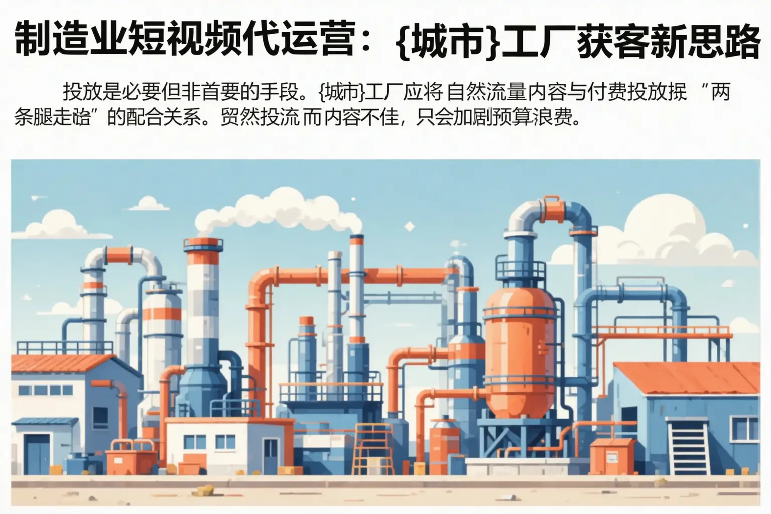 制造业短视频代运营：开封工厂获客新思路