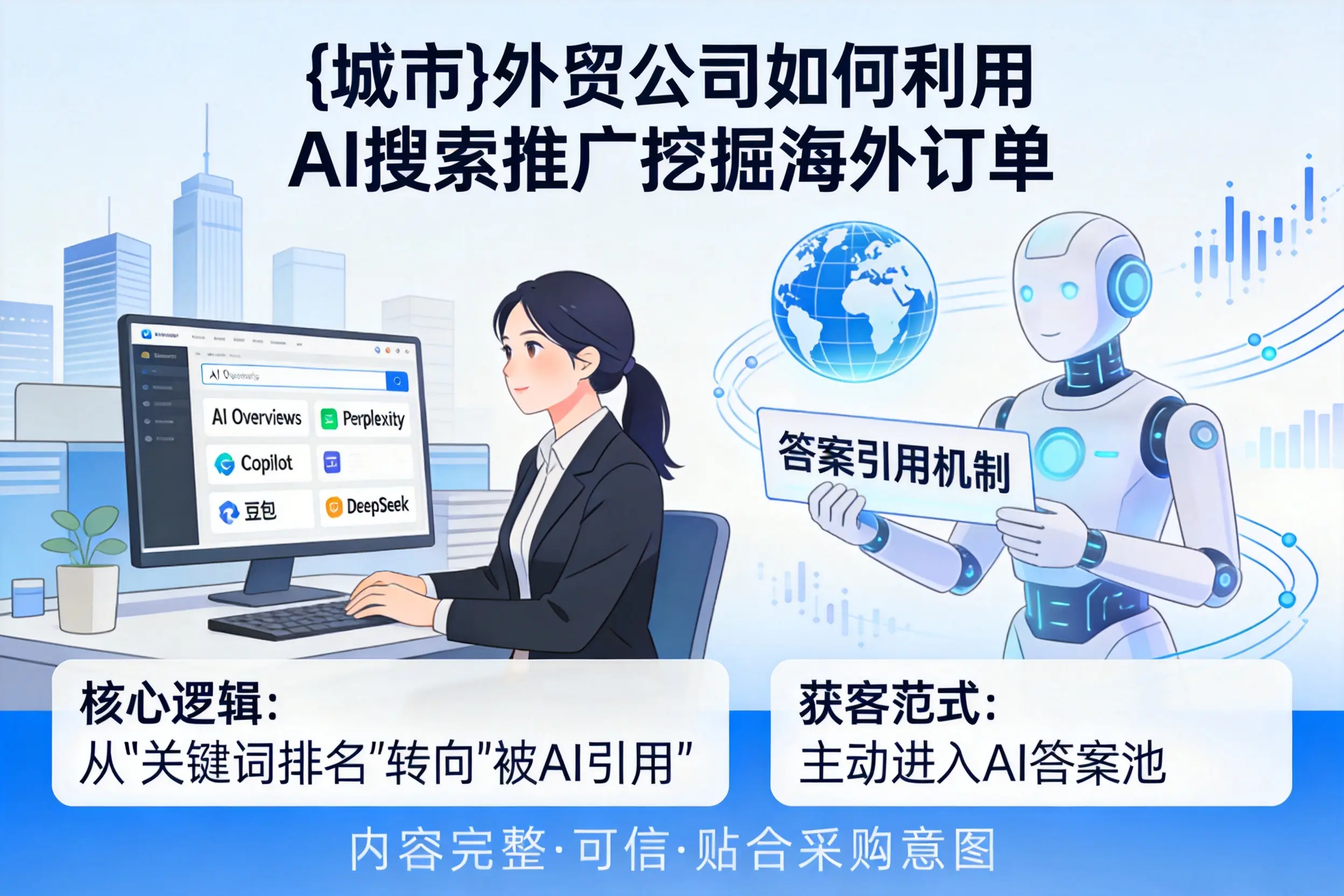 开封外贸公司如何利用AI搜索推广挖掘海外订单