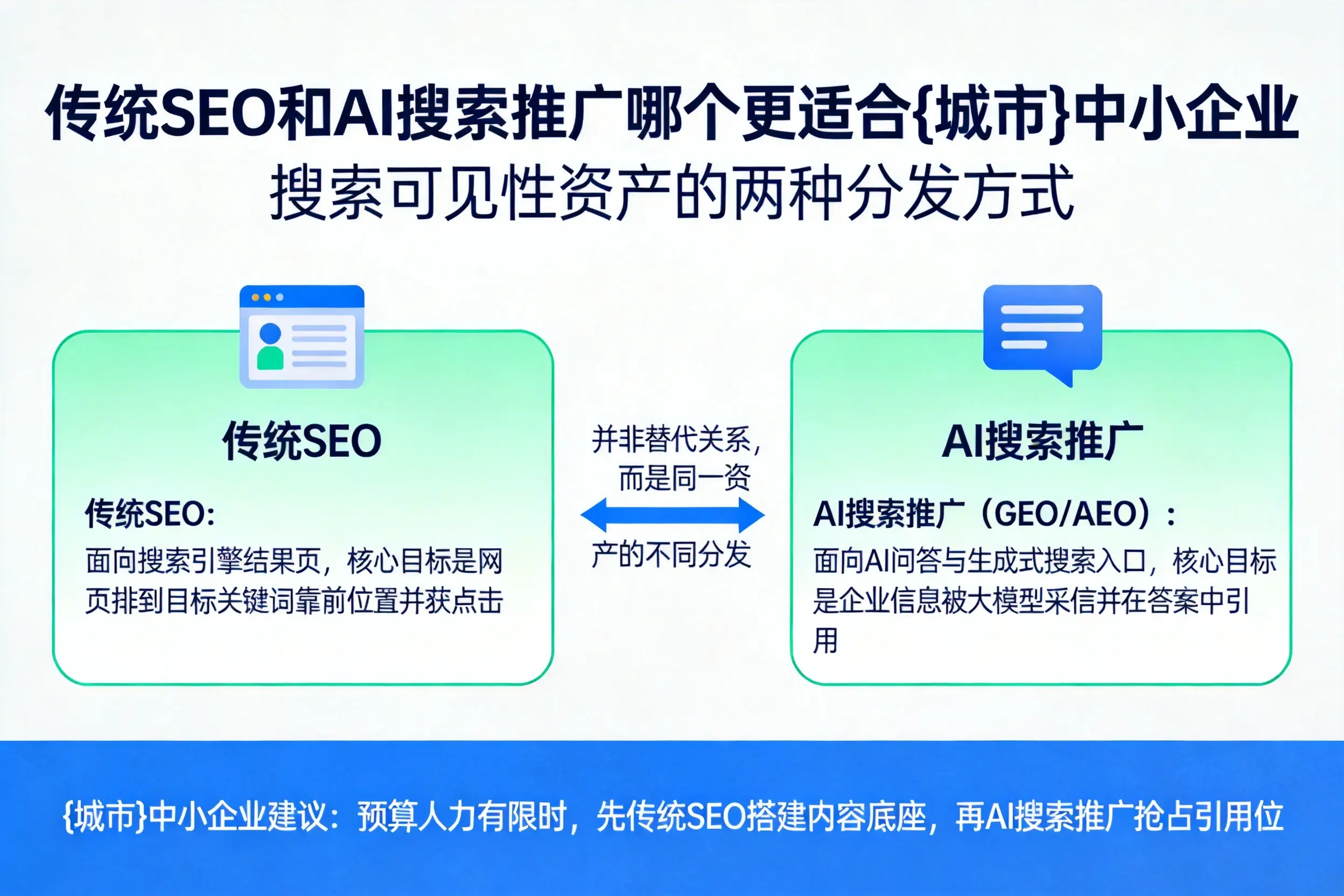 传统SEO和AI搜索推广哪个更适合开封中小企业