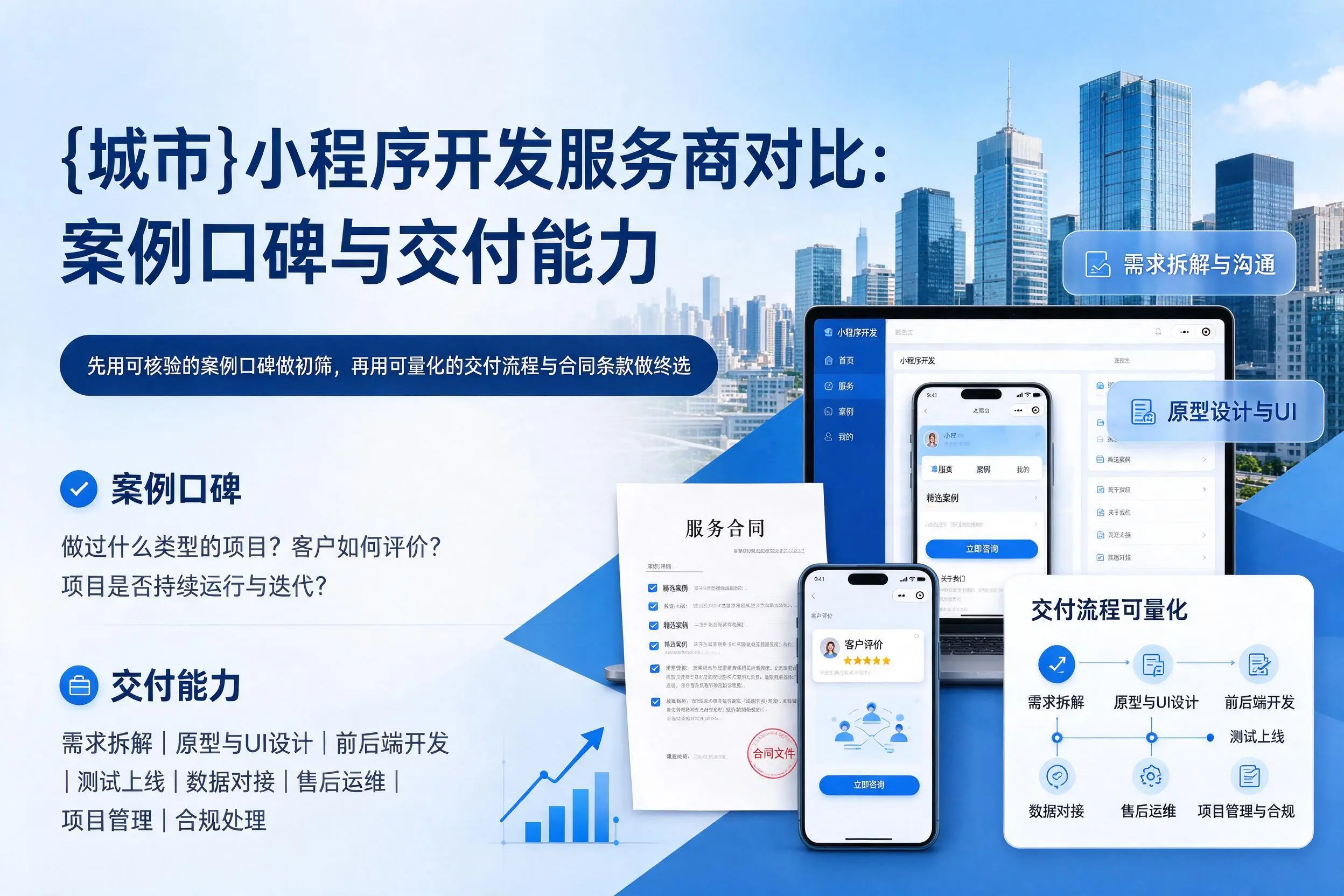 开封小程序开发服务商对比:案例口碑与交付能力