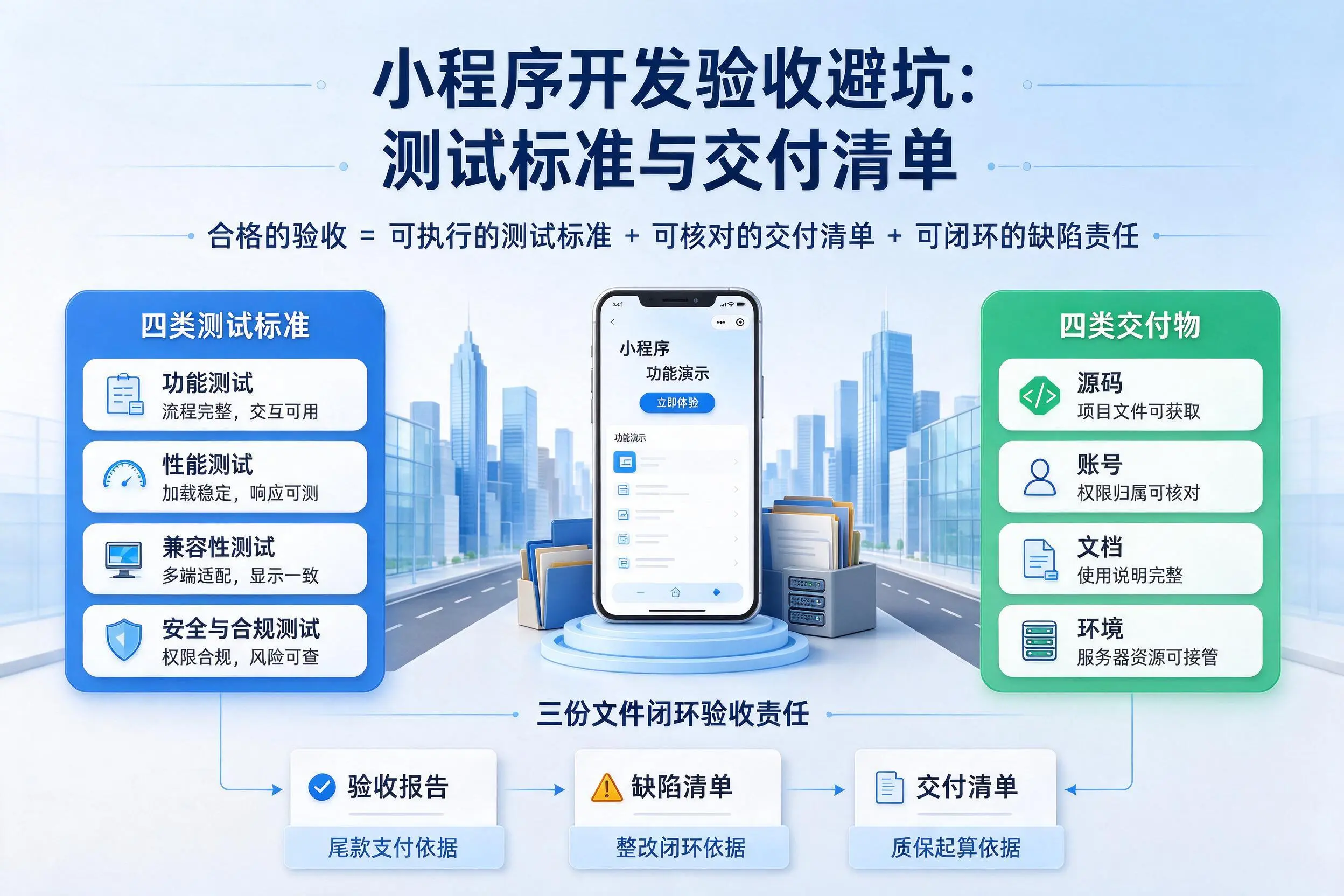 开封小程序开发验收避坑：测试标准与交付清单