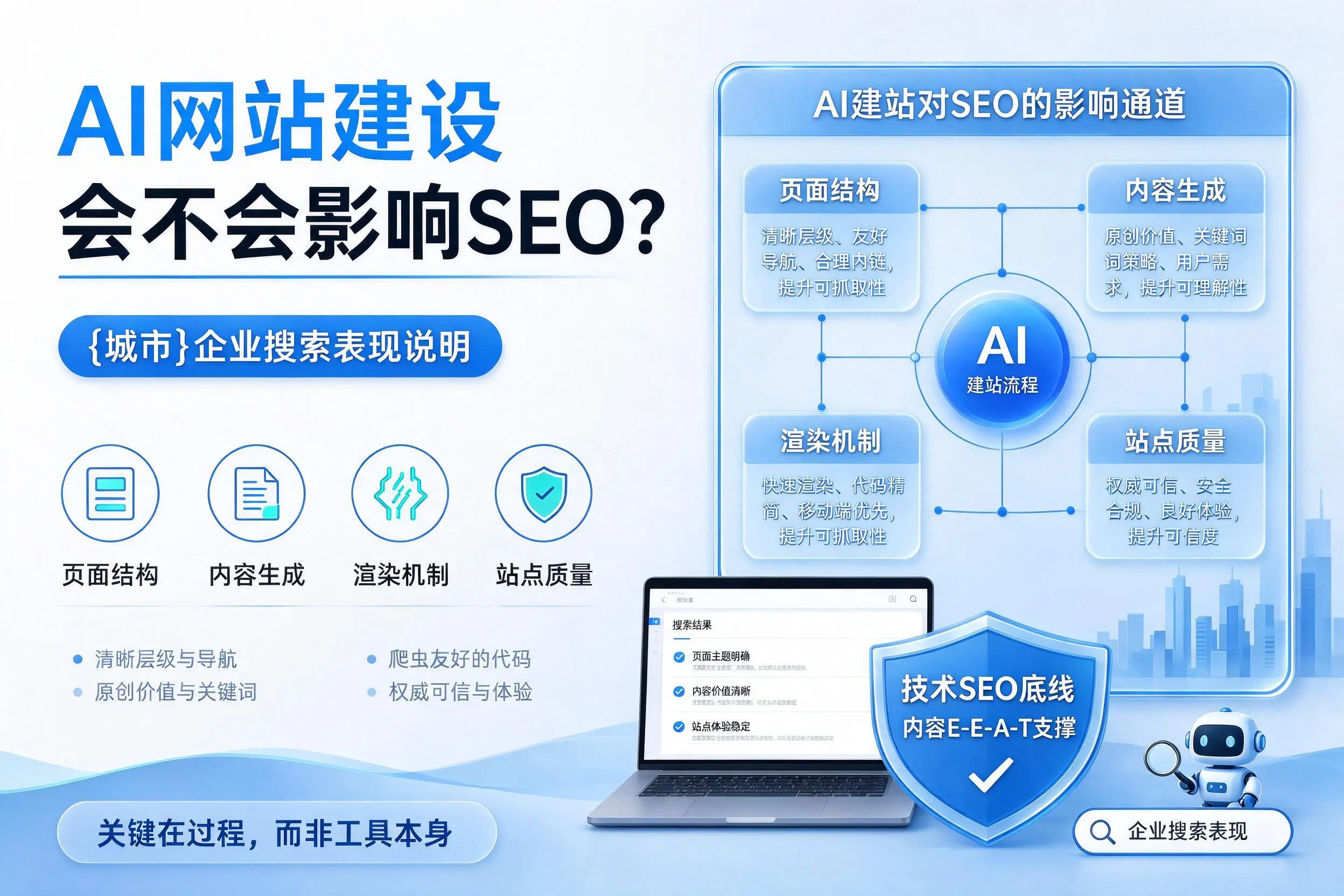 AI网站建设会不会影响SEO？开封企业搜索表现说明