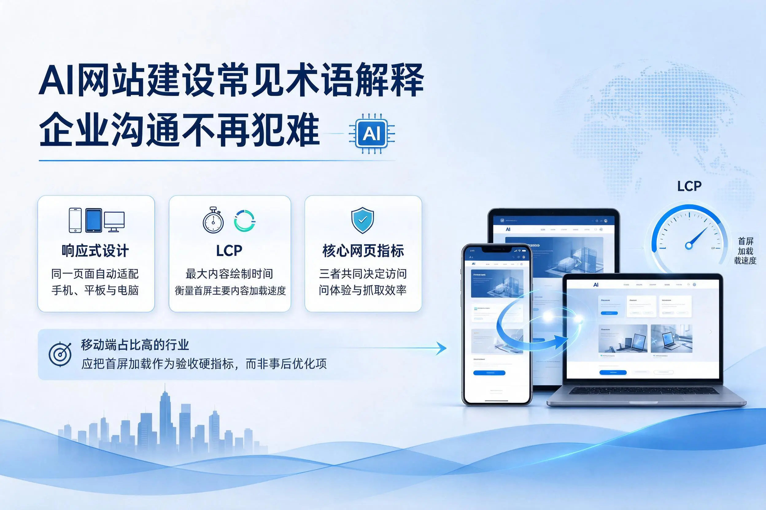 AI网站建设常见术语解释，开封企业沟通不再犯难