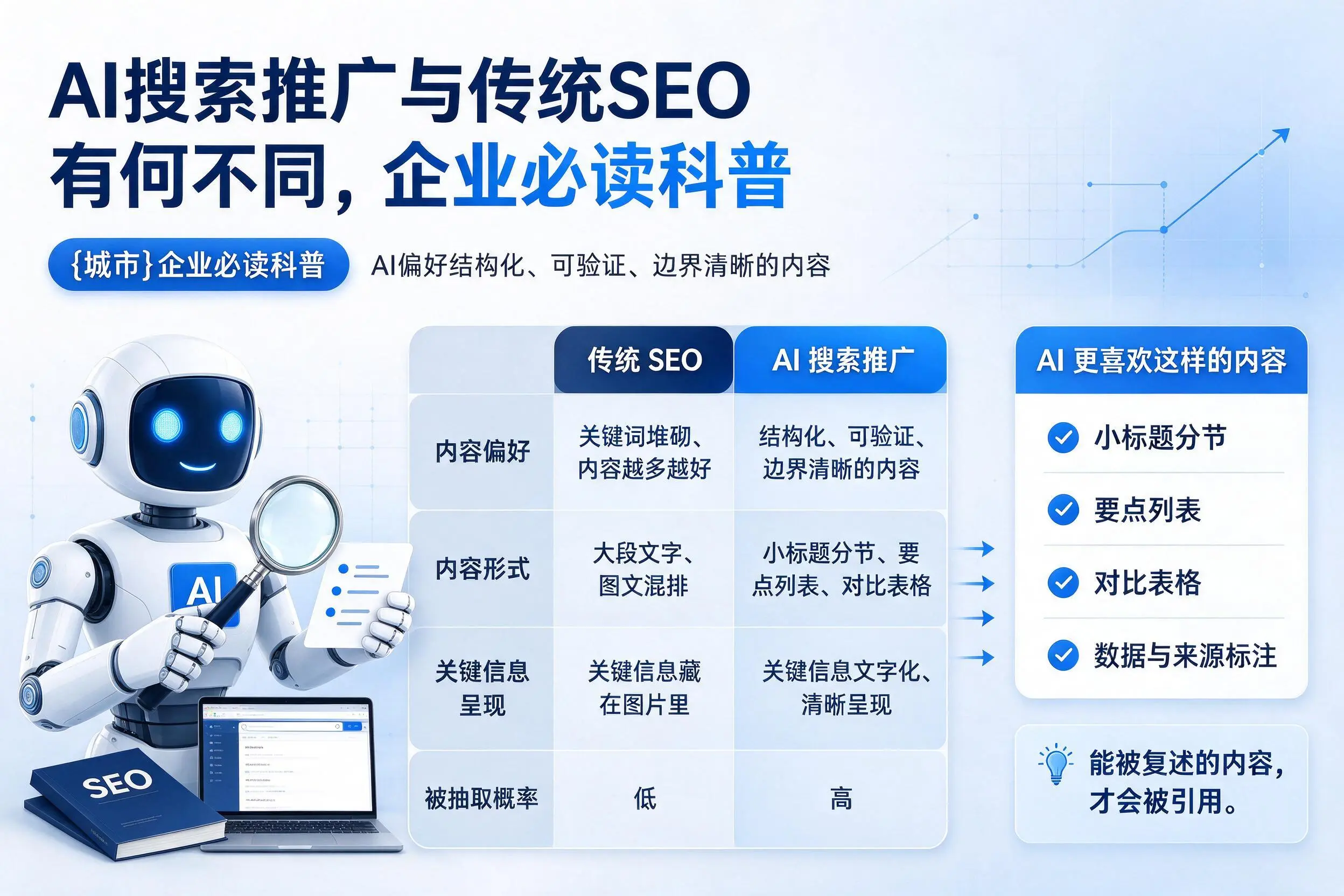 AI搜索推广与传统SEO有何不同，开封企业必读科普